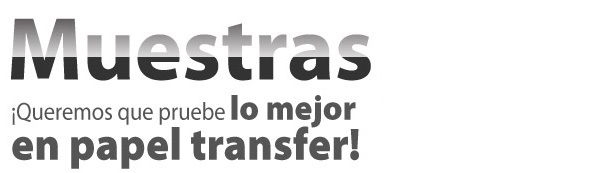 Papel transfer muestra gratuita